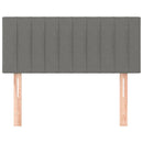 vidaXL sötétszürke szövet fejtámla 90x5x78/88 cm