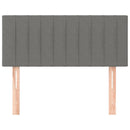 vidaXL sötétszürke szövet fejtámla 100x5x78/88 cm