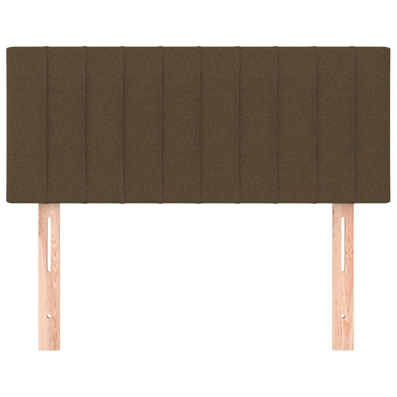 vidaXL sötétbarna szövet fejtámla 100x5x78/88 cm