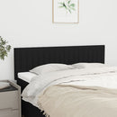 vidaXL fekete szövet fejtámla 144x5x78/88 cm