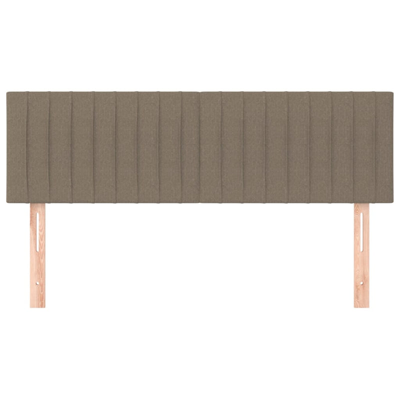 vidaXL 2 db tópszínű szövet fejtámla 72 x 5 x 78/88 cm