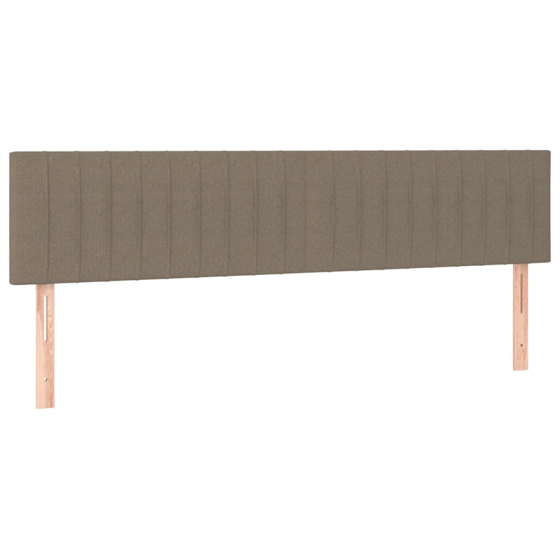 vidaXL 2 db tópszínű szövet fejtámla 80x5x78/88 cm