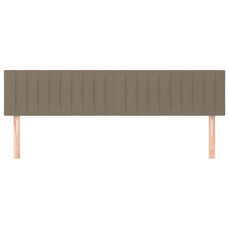 vidaXL 2 db tópszínű szövet fejtámla 100x5x78/88 cm