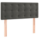 vidaXL sötétszürke bársony fejtámla 80 x 5 x 78/88 cm