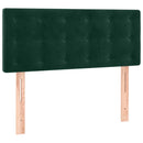 vidaXL sötétzöld bársony fejtámla 80 x 5 x 78/88 cm