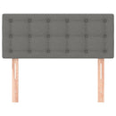 vidaXL sötétszürke szövet fejtámla 90x5x78/88 cm