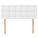 vidaXL fehér műbőr fejtámla 90x5x78/88 cm