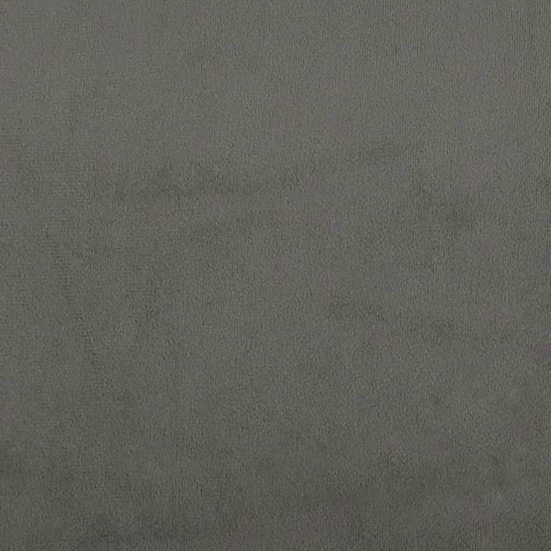 vidaXL sötétszürke bársony fejtámla 100x5x78/88 cm