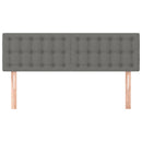 vidaXL 2 db sötétszürke szövet fejtámla 72 x 5 x 78/88 cm