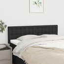 vidaXL fekete szövet fejtámla 144x5x78/88 cm