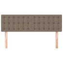 vidaXL 2 db tópszínű szövet fejtámla 72 x 5 x 78/88 cm