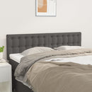 vidaXL szürke műbőr fejtámla 144x5x78/88 cm