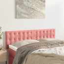 vidaXL 2 db rózsaszín bársony fejtámla 72 x 5 x 78/88 cm