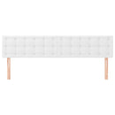 vidaXL 2 db fehér műbőr fejtámla 80 x 5 x 78/88 cm