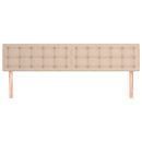vidaXL 2 db cappuccino színű műbőr fejtámla 80 x 5 x 78/88 cm