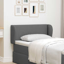 vidaXL Fejtámla Fül Homályos Szürke 40 x 23 x 6 cm szövet