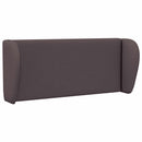 vidaXL Fejtámla Fül Barna 40 x 23 x 6 cm szövet