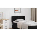 vidaXL Fejtámla Fül Fekete 40 x 23 x 6 cm PVC