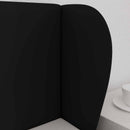 vidaXL Fejtámla Fül Fekete 40 x 23 x 6 cm PVC