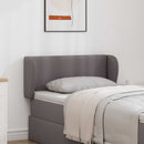 vidaXL Fejtámla Fül Homályos Szürke 40 x 23 x 6 cm PVC