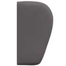 vidaXL Fejtámla Fül Homályos Szürke 40 x 23 x 6 cm PVC