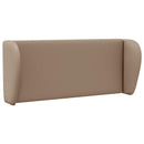 vidaXL Fejtámla Fül Sárgásbarna 40 x 23 x 6 cm PVC