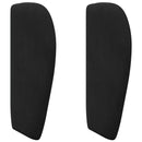 vidaXL Fejtámla Fül Fekete 40 x 23 x 6 cm Bársony