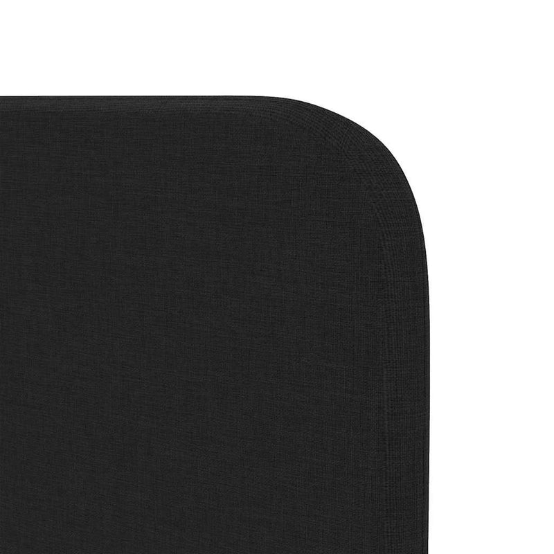 vidaXL Fejtámla fejtámlával Állítható Fekete 40.5 x 4 x 40.5 cm szövet