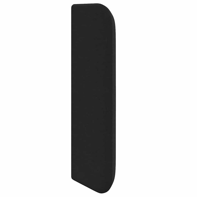 vidaXL Fejtámla fejtámlával Állítható Fekete 40.5 x 4 x 40.5 cm szövet