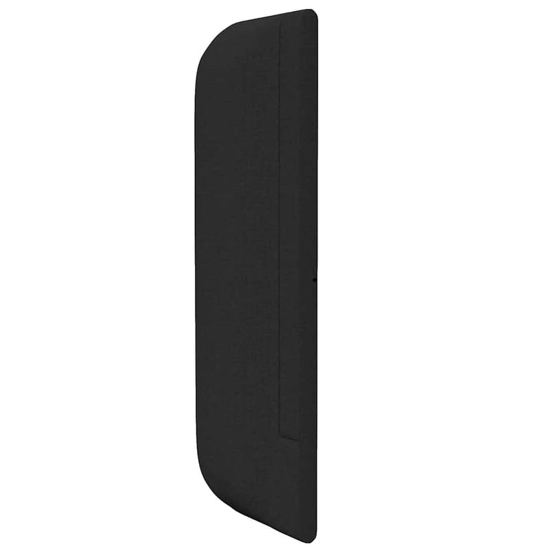 vidaXL Fejtámla fejtámlával Állítható Fekete 40.5 x 4 x 40.5 cm szövet