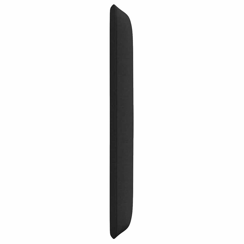 vidaXL Fejtámla fejtámlával Állítható Fekete 40.5 x 4 x 40.5 cm szövet