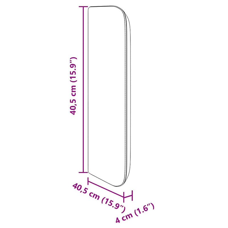vidaXL Fejtámla fejtámlával Állítható Fekete 40.5 x 4 x 40.5 cm szövet