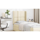 vidaXL Fejtámla Fül Krém 80 x 16 x 4 cm PVC