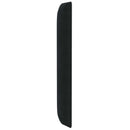 vidaXL Fejtámla Fül Fekete 80 x 16 x 4 cm Bársony