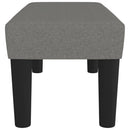vidaXL sötétszürke szövet pad 70 x 30 x 30 cm