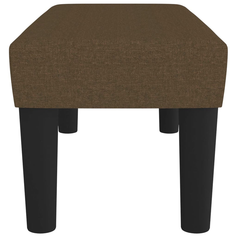 vidaXL barna szövet pad 70 x 30 x 30 cm