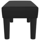 vidaXL fekete műbőr pad 70 x 30 x 30 cm