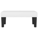 vidaXL fehér műbőr pad 70 x 30 x 30 cm