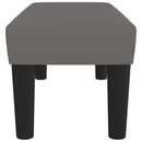 vidaXL szürke műbőr pad 70 x 30 x 30 cm