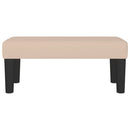 vidaXL cappuccino műbőr pad 70 x 30 x 30 cm