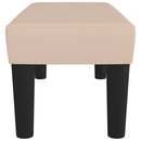 vidaXL cappuccino műbőr pad 70 x 30 x 30 cm