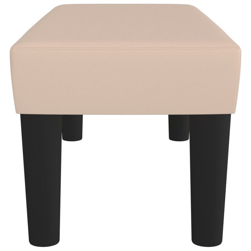 vidaXL cappuccino műbőr pad 70 x 30 x 30 cm