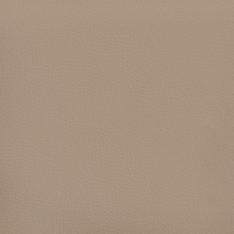 vidaXL cappuccino műbőr pad 70 x 30 x 30 cm