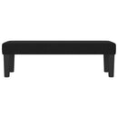 vidaXL fekete szövet pad 100 x 30 x 30 cm