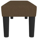 vidaXL barna szövet pad 100 x 30 x 30 cm