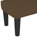 vidaXL barna szövet pad 100 x 30 x 30 cm