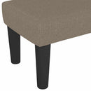 vidaXL pad Tópszínű 100 x 30 x 30 cm szövet