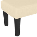 vidaXL pad Krém 100 x 30 x 30 cm szövet