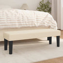vidaXL pad Krém 100 x 30 x 30 cm szövet
