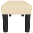 vidaXL pad Krém 100 x 30 x 30 cm szövet